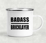 Badass Bricklayer - 12oz Camping Mug