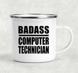 Badass Computer Technician - 12oz Camping Mug