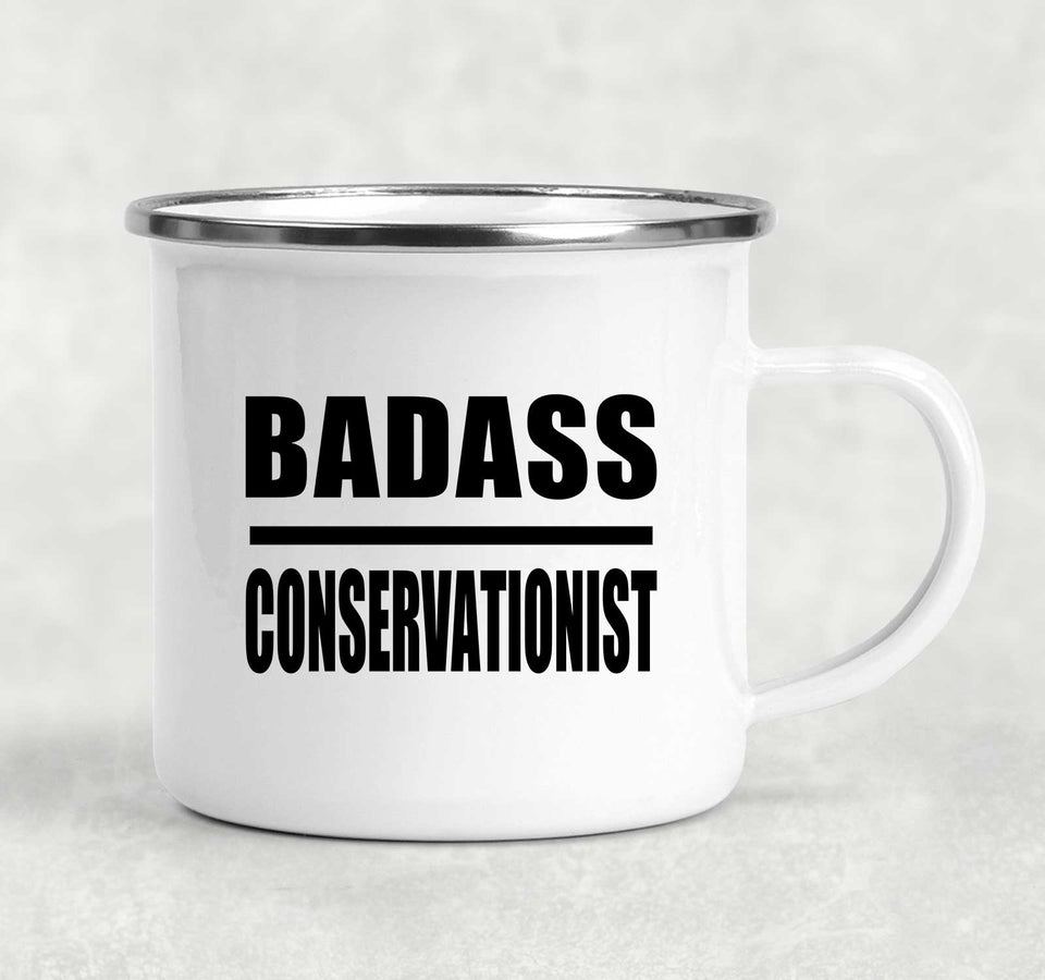 Badass Conservationist - 12oz Camping Mug