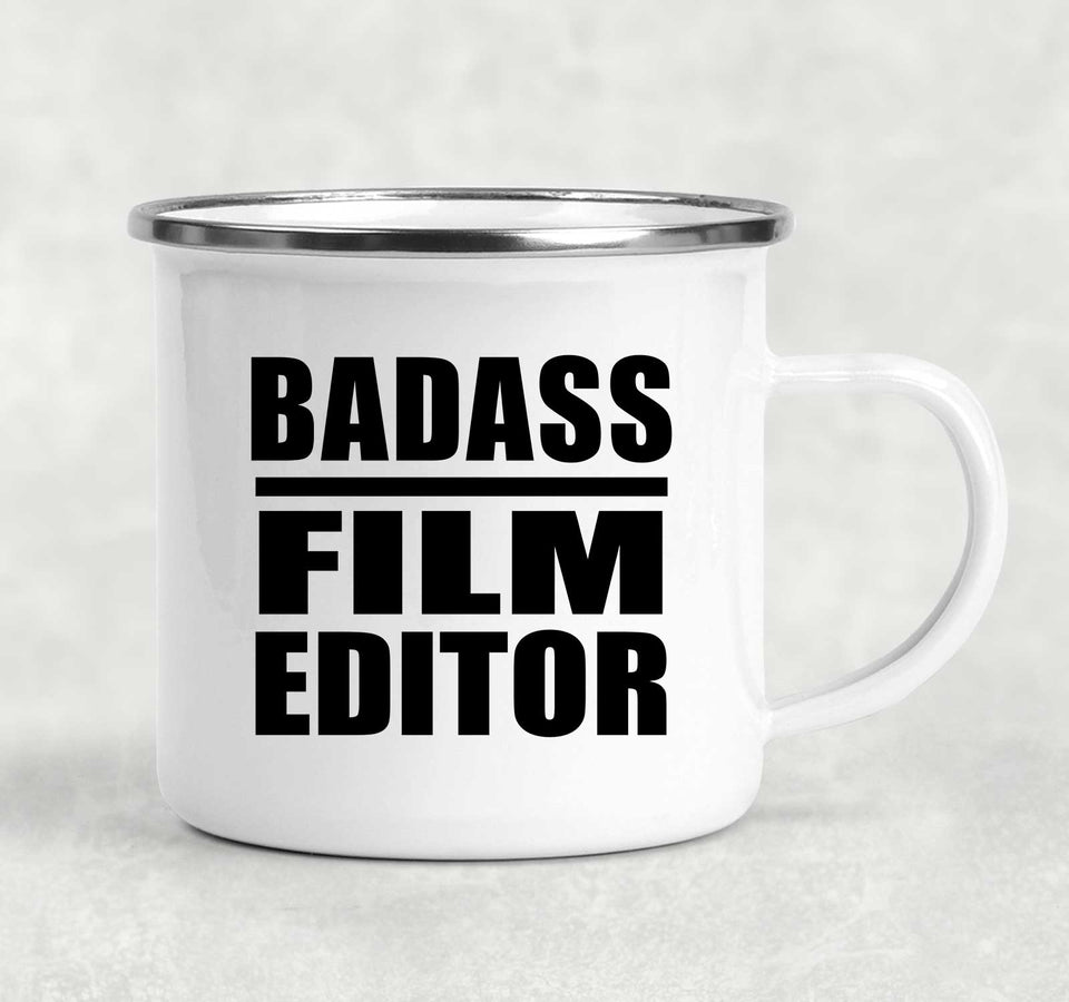 Badass Film Editor - 12oz Camping Mug
