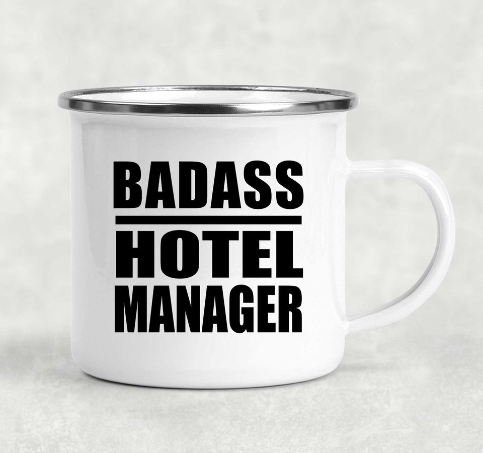 Badass Hotel Manager - 12oz Camping Mug