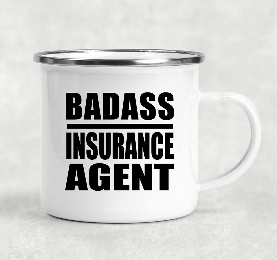 Badass Insurance Agent - 12oz Camping Mug