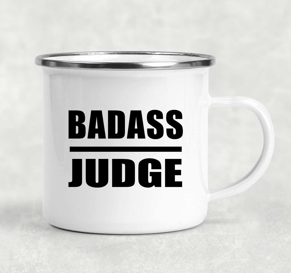 Badass Judge - 12oz Camping Mug