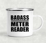 Badass Meter Reader - 12oz Camping Mug