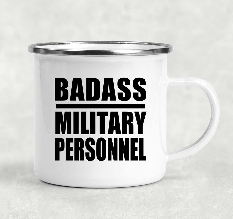 Badass Military Personnel - 12oz Camping Mug