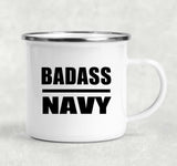 Badass Navy - 12oz Camping Mug