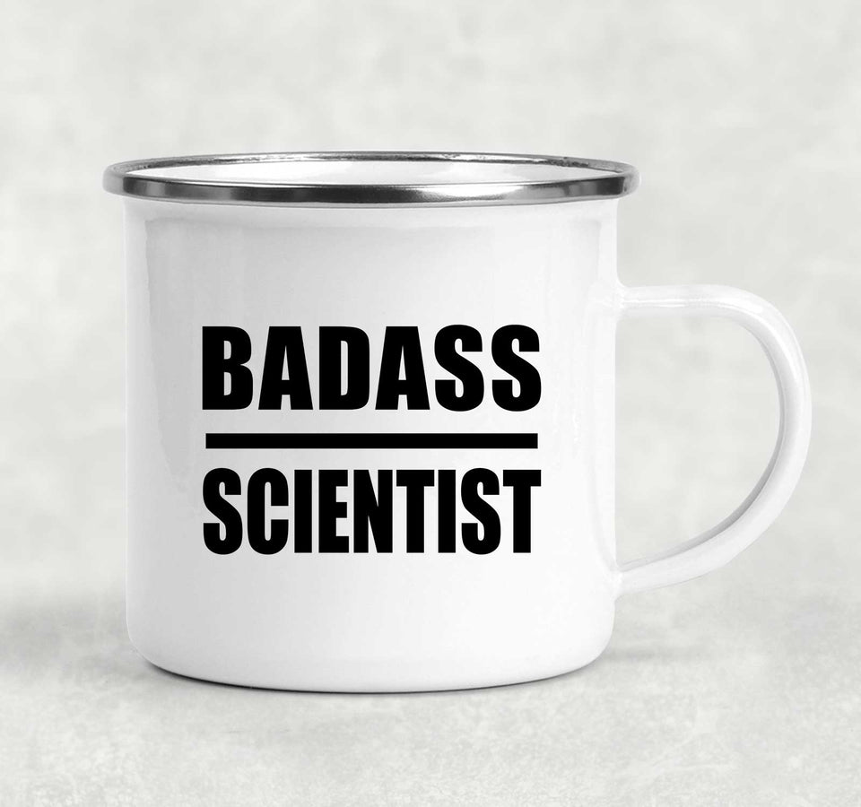 Badass Scientist - 12oz Camping Mug