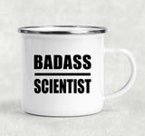 Badass Scientist - 12oz Camping Mug
