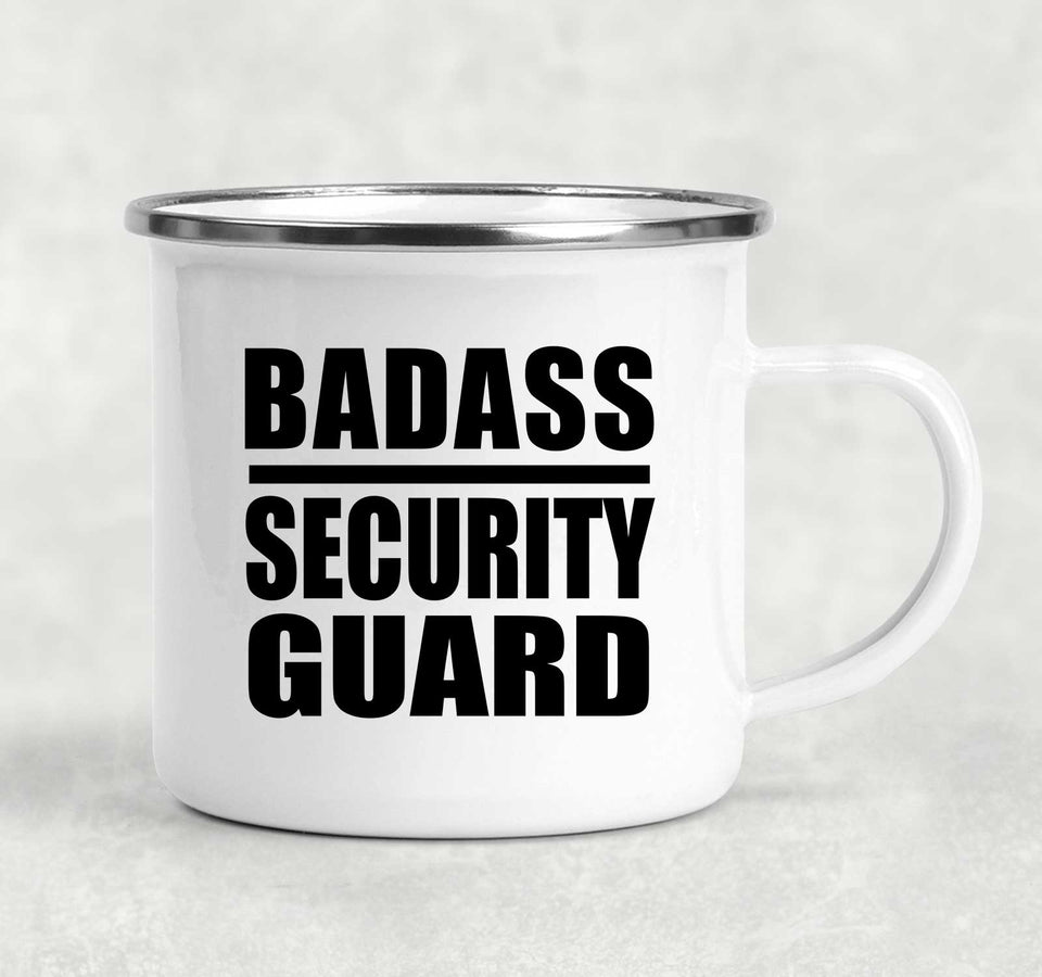 Badass Security Guard - 12oz Camping Mug