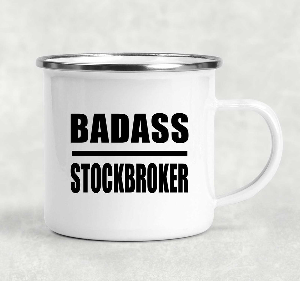 Badass Stockbroker - 12oz Camping Mug