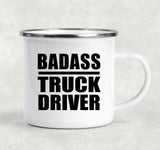 Badass Truck Driver - 12oz Camping Mug