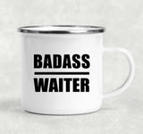 Badass Waiter - 12oz Camping Mug