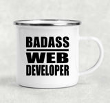 Badass Web Developer - 12oz Camping Mug