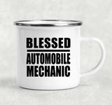 Blessed Automobile Mechanic - 12oz Camping Mug