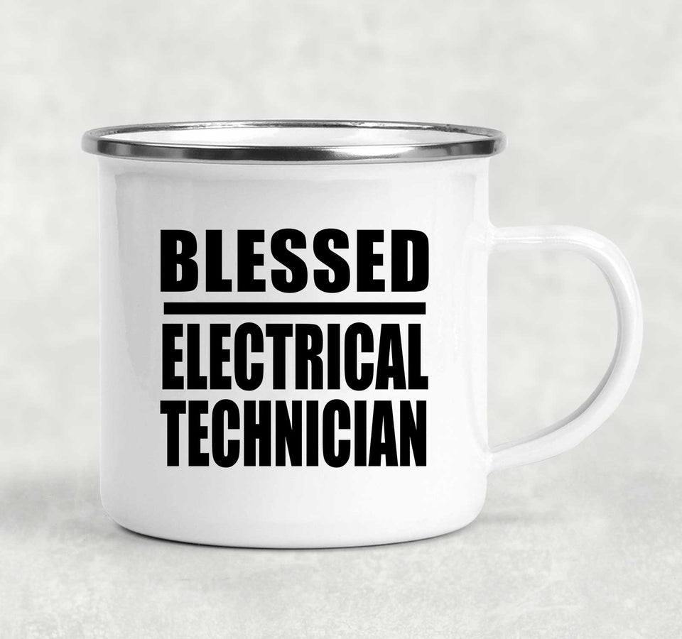 Blessed Electrical Technician - 12oz Camping Mug