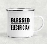 Blessed Electrician - 12oz Camping Mug