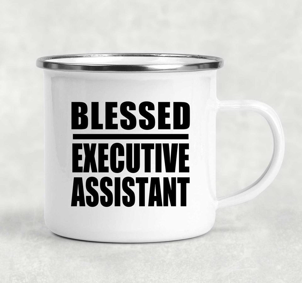 Blessed Executive Assistant - 12oz Camping Mug