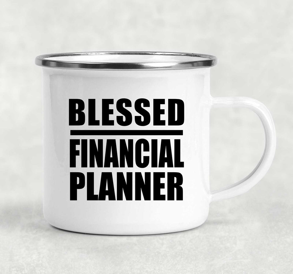 Blessed Financial Planner - 12oz Camping Mug