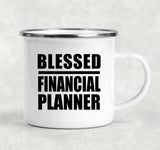 Blessed Financial Planner - 12oz Camping Mug