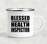Blessed Health Inspector - 12oz Camping Mug