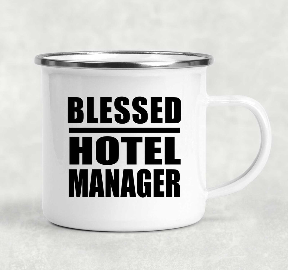 Blessed Hotel Manager - 12oz Camping Mug