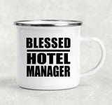 Blessed Hotel Manager - 12oz Camping Mug