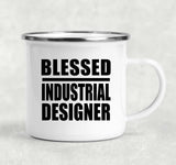 Blessed Industrial Designer - 12oz Camping Mug