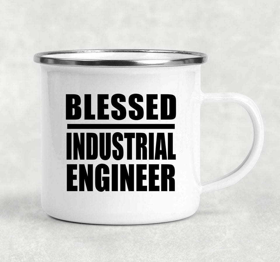 Blessed Industrial Engineer - 12oz Camping Mug