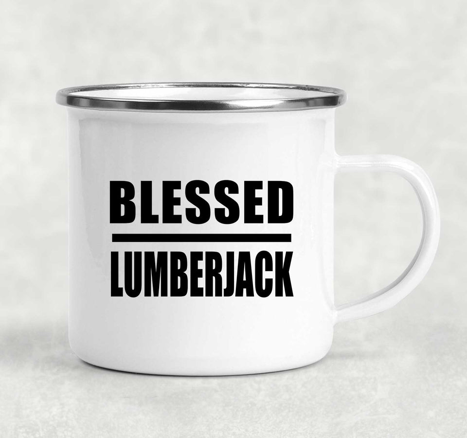 Blessed Lumberjack - 12oz Camping Mug