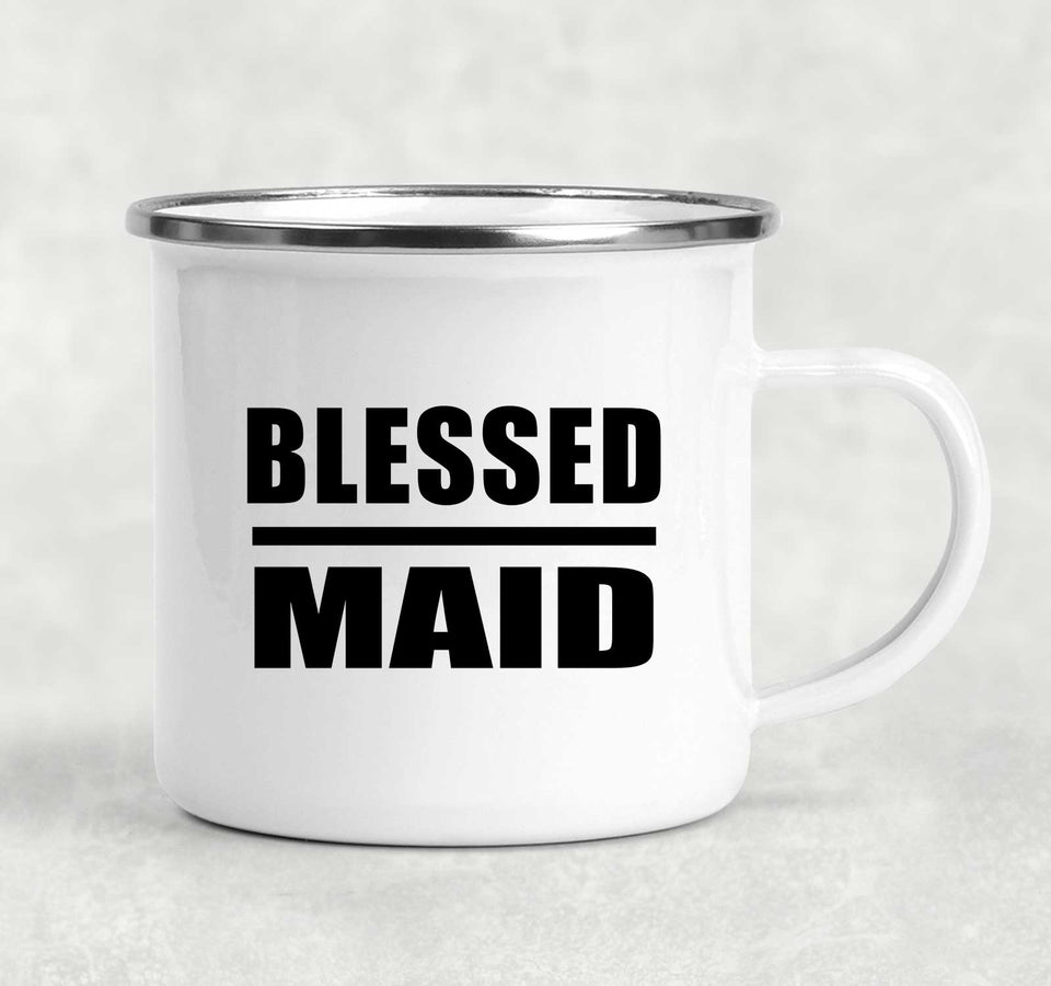 Blessed Maid - 12oz Camping Mug