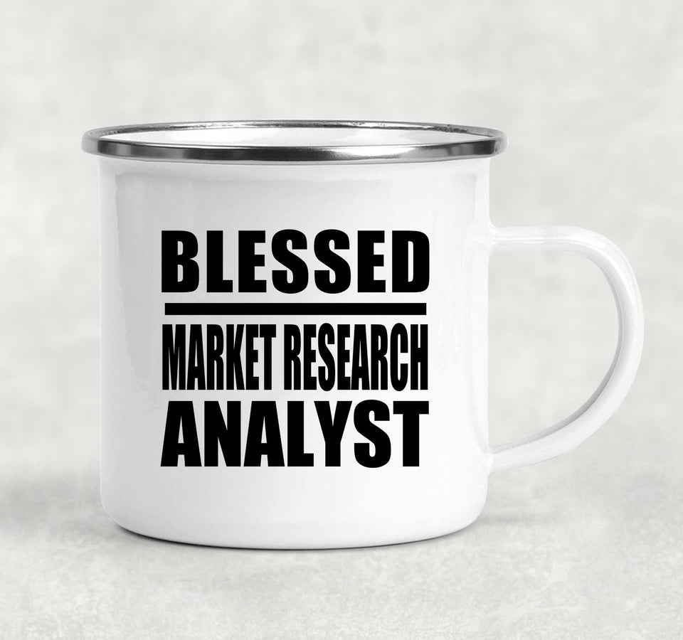 Blessed Market Research Analyst - 12oz Camping Mug