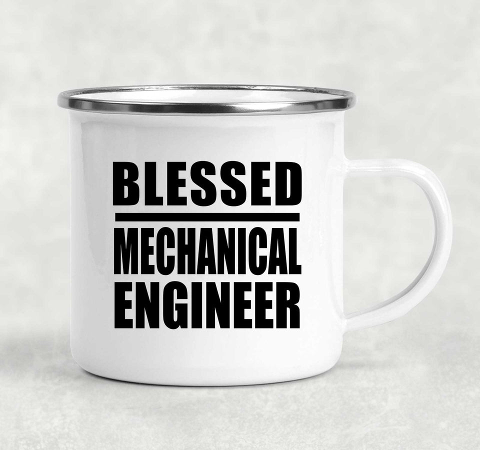 Blessed Mechanical Engineer - 12oz Camping Mug