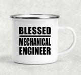Blessed Mechanical Engineer - 12oz Camping Mug
