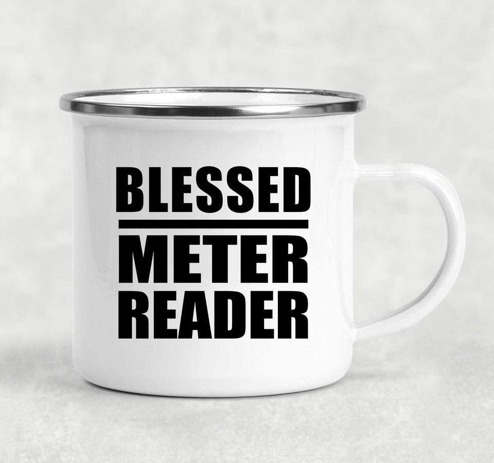 Blessed Meter Reader - 12oz Camping Mug