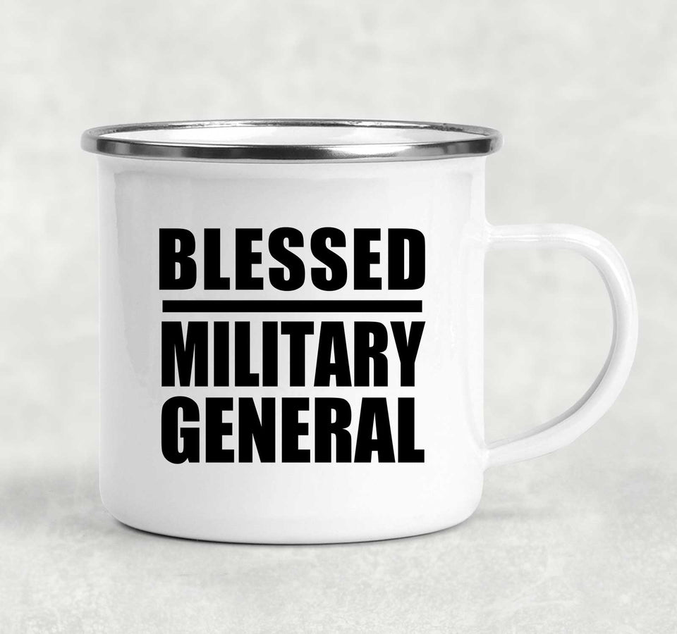 Blessed Military General - 12oz Camping Mug
