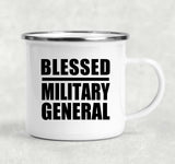 Blessed Military General - 12oz Camping Mug