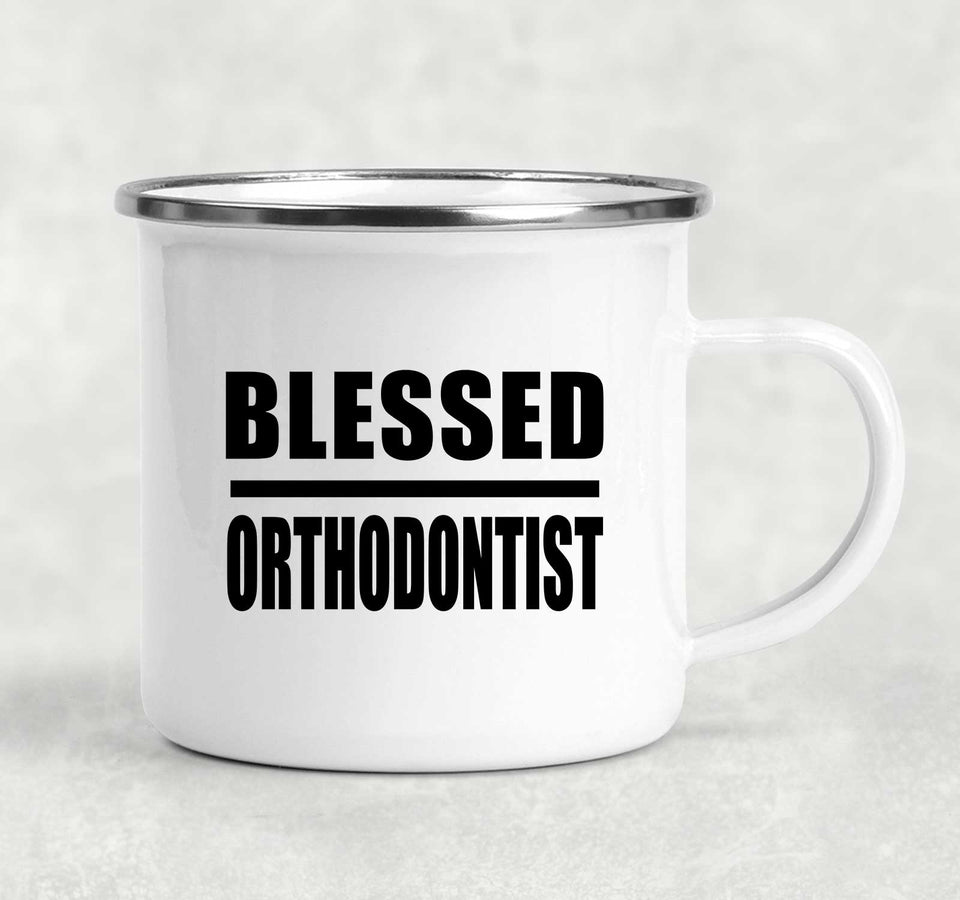 Blessed Orthodontist - 12oz Camping Mug