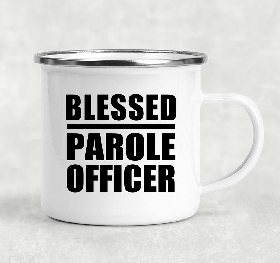 Blessed Parole Officer - 12oz Camping Mug