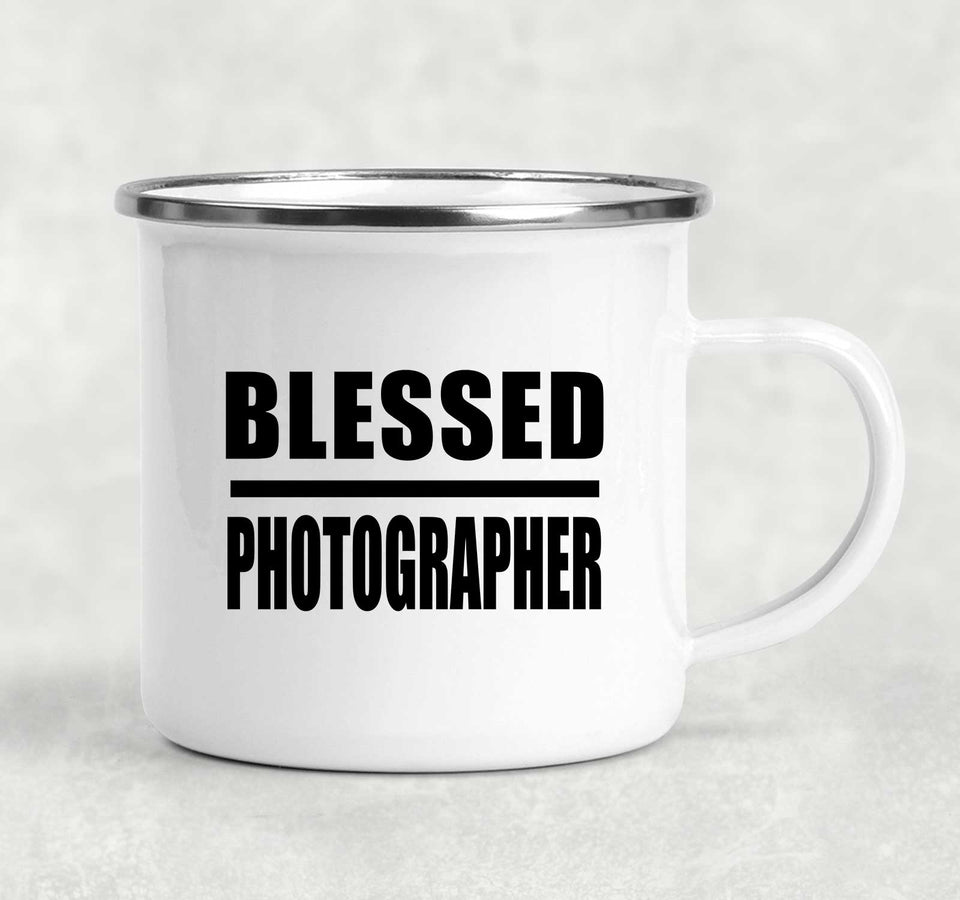 Blessed Photographer - 12oz Camping Mug