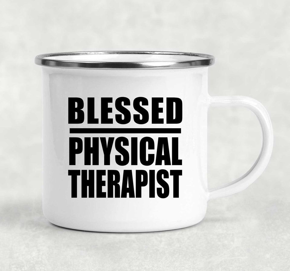 Blessed Physical Therapist - 12oz Camping Mug