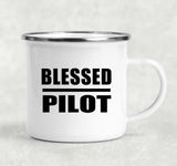 Blessed Pilot - 12oz Camping Mug