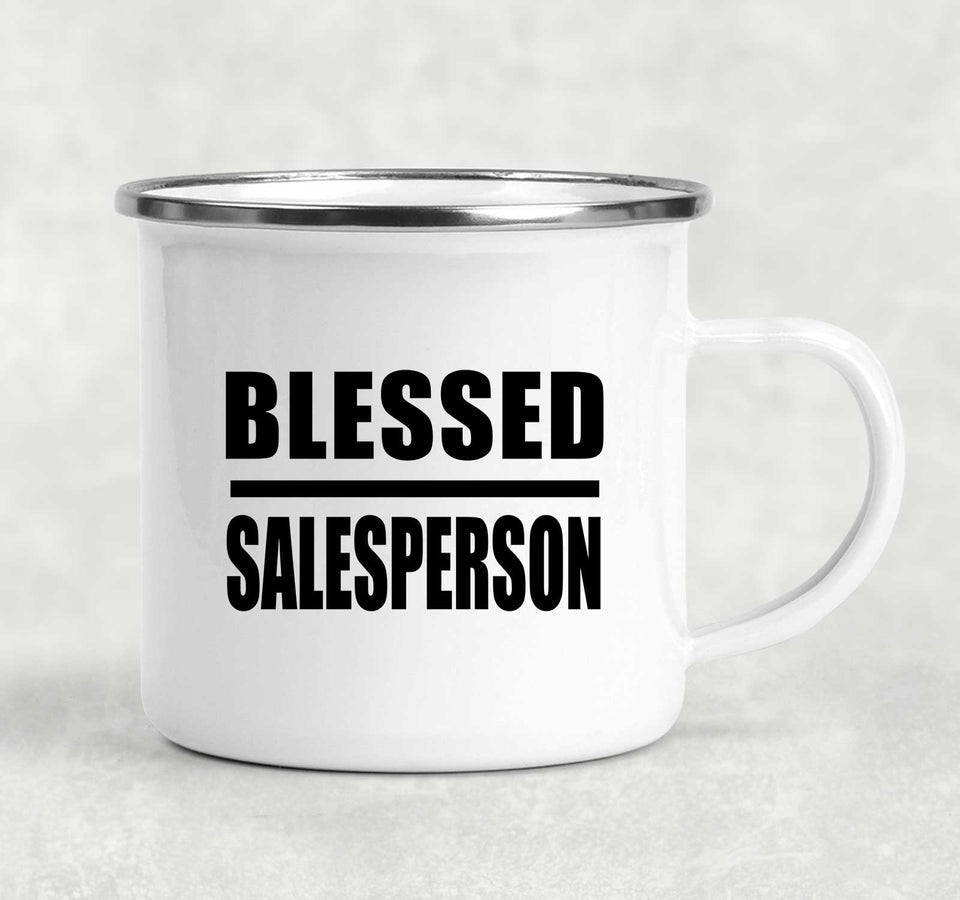 Blessed Salesperson - 12oz Camping Mug