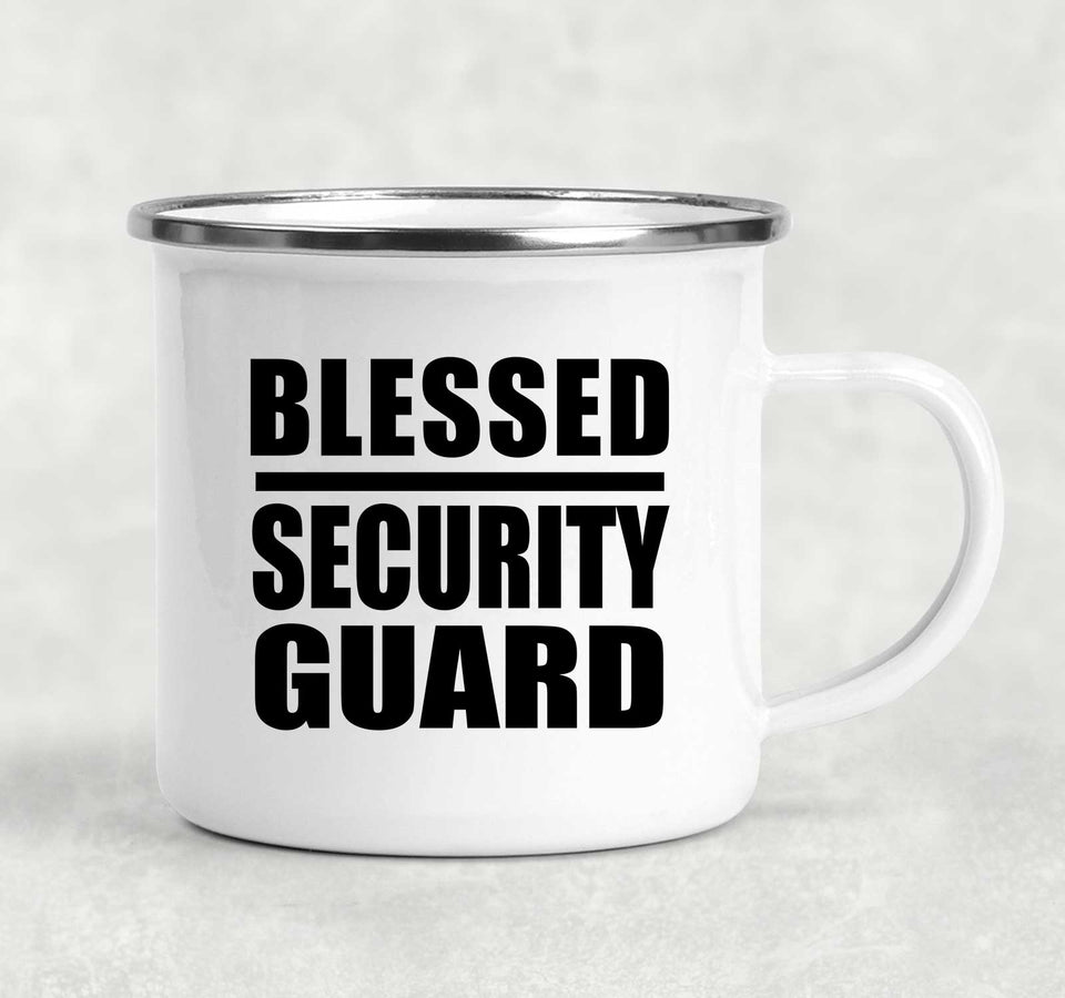 Blessed Security Guard - 12oz Camping Mug
