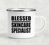 Blessed Skincare Specialist - 12oz Camping Mug