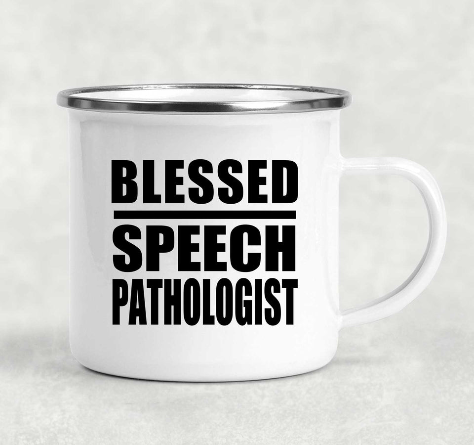 Blessed Speech Pathologist - 12oz Camping Mug