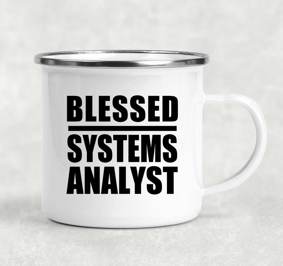 Blessed Systems Analyst - 12oz Camping Mug