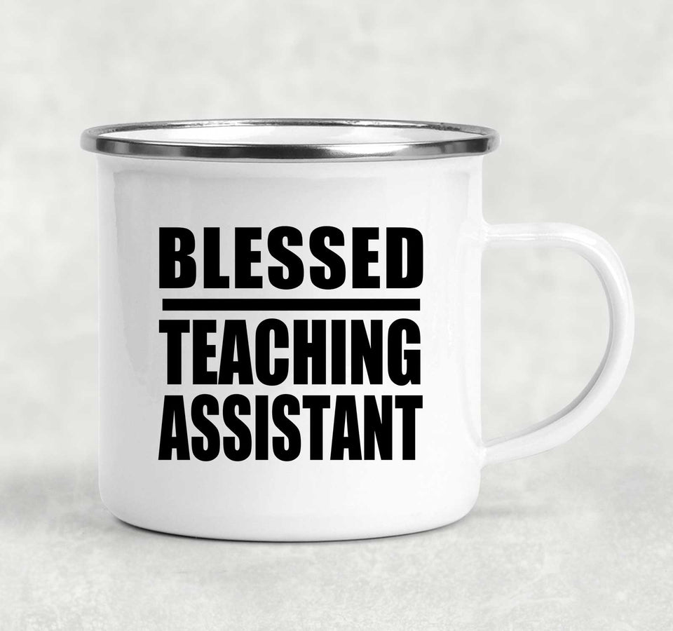 Blessed Teaching Assistant - 12oz Camping Mug