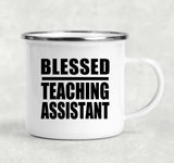 Blessed Teaching Assistant - 12oz Camping Mug
