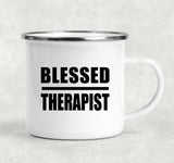 Blessed Therapist - 12oz Camping Mug