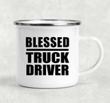 Blessed Truck Driver - 12oz Camping Mug